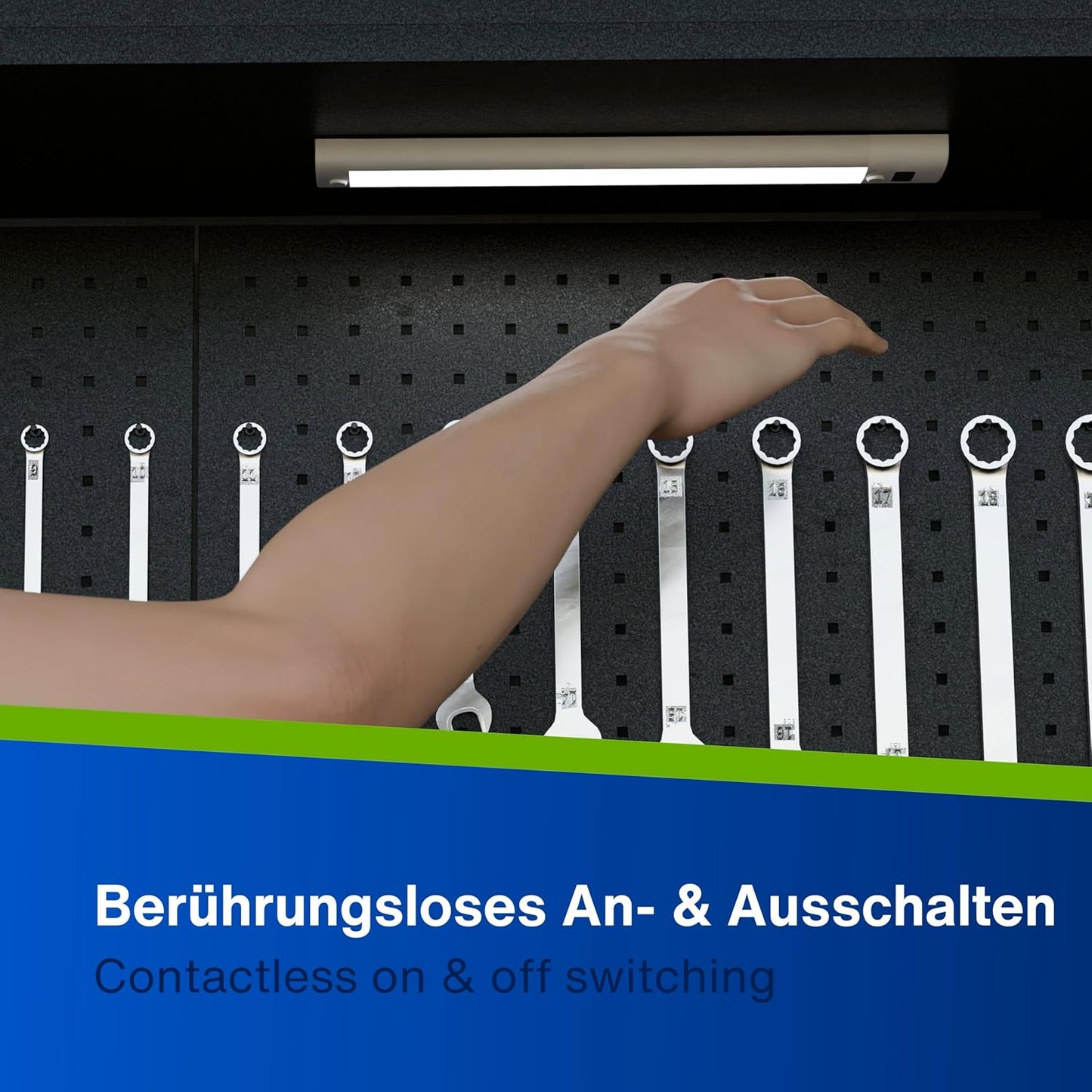 LED Unterbauleuchte mit Berührungssensor, 26 cm, 6.0 Watt