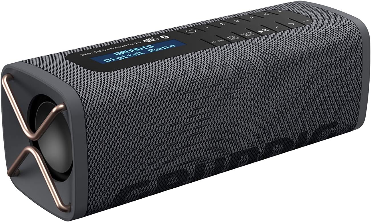 GBT Band Black - Bluetooth Lautsprecher mit DAB+, Band 5 Watt Schwarz