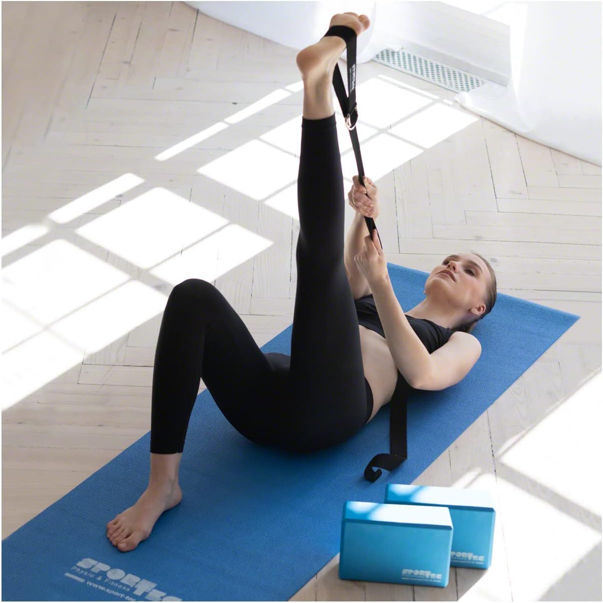 Yoga Starter Set 4-teilig, Blau