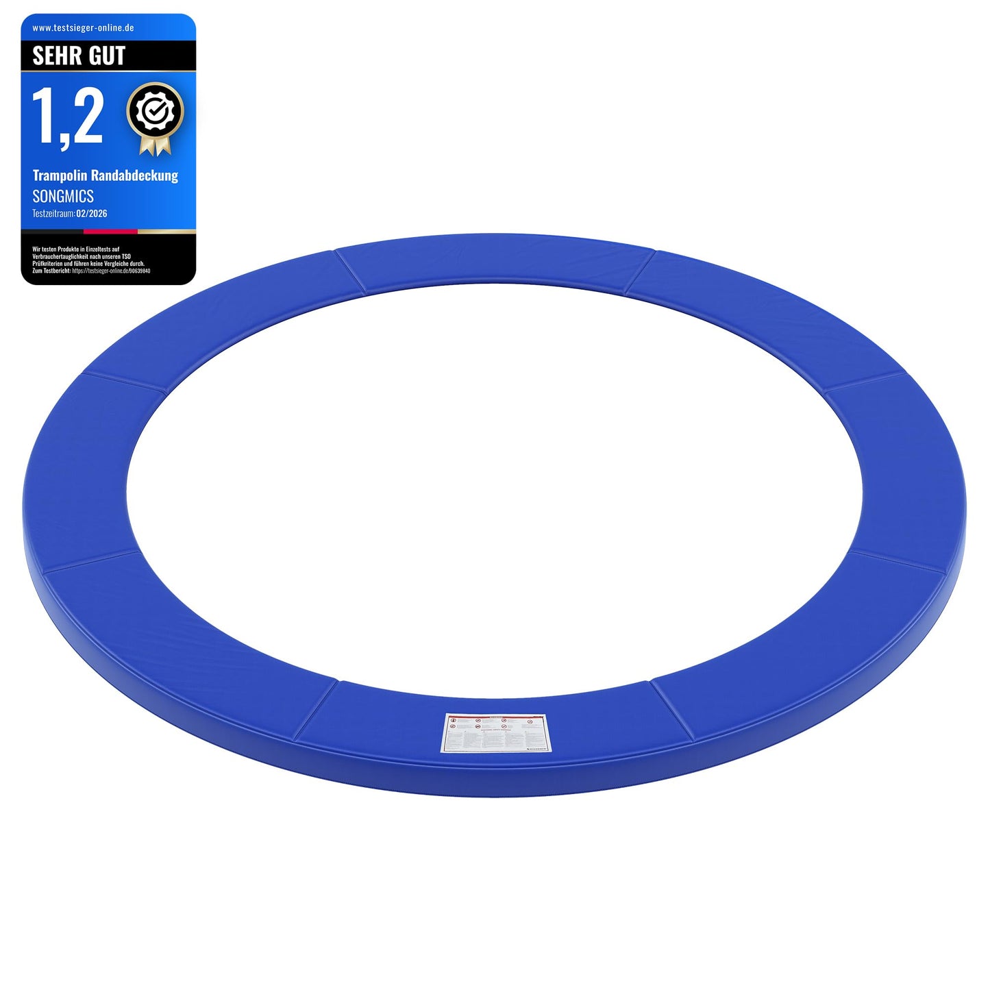 Trampolin-Randabdeckung, 305 cm, 305 cm Blau