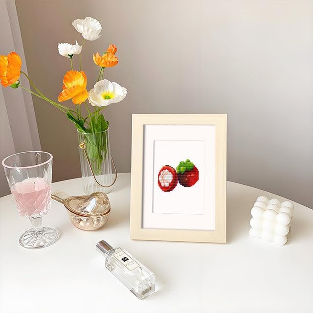 Mini Serie Diamond Painting Set mit 12 Stück, Früchte PROBLEMYOUMUSTCHECK
