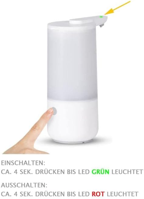 Automatischer Seifenspender SP1 mit Sensor, Schwarz