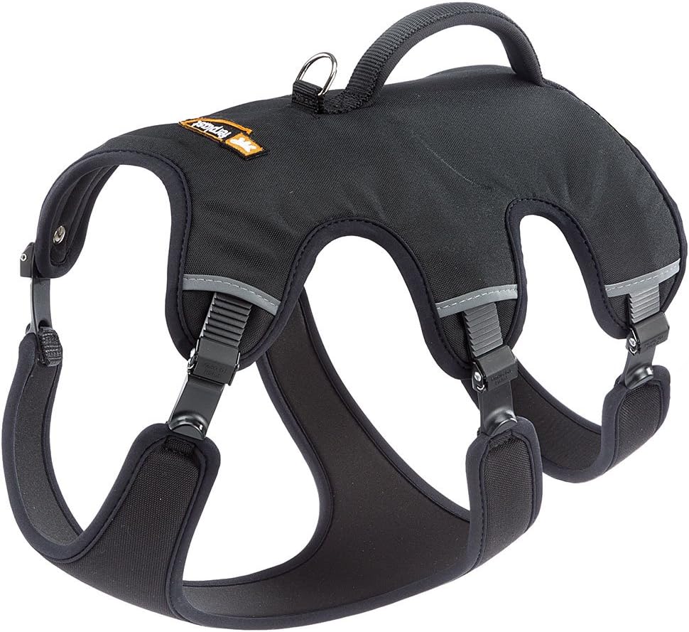 Ausbruchsicheres Hundegeschirr ERGOTREKKING, Schwarz Large