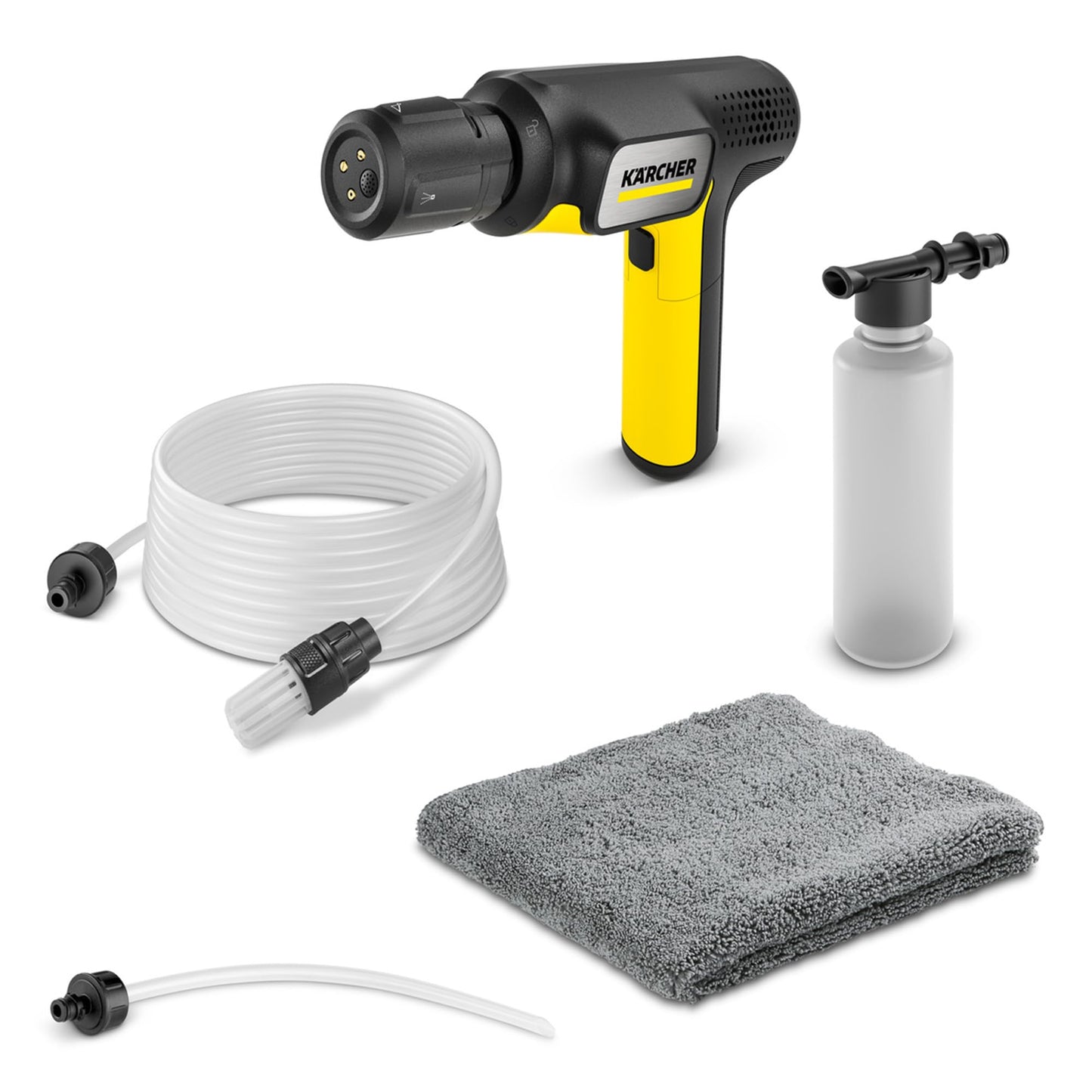 4-in-1 Multi Jet Druckreiniger OC Handheld Compact, inkl. Flaschenadapter & Tuch