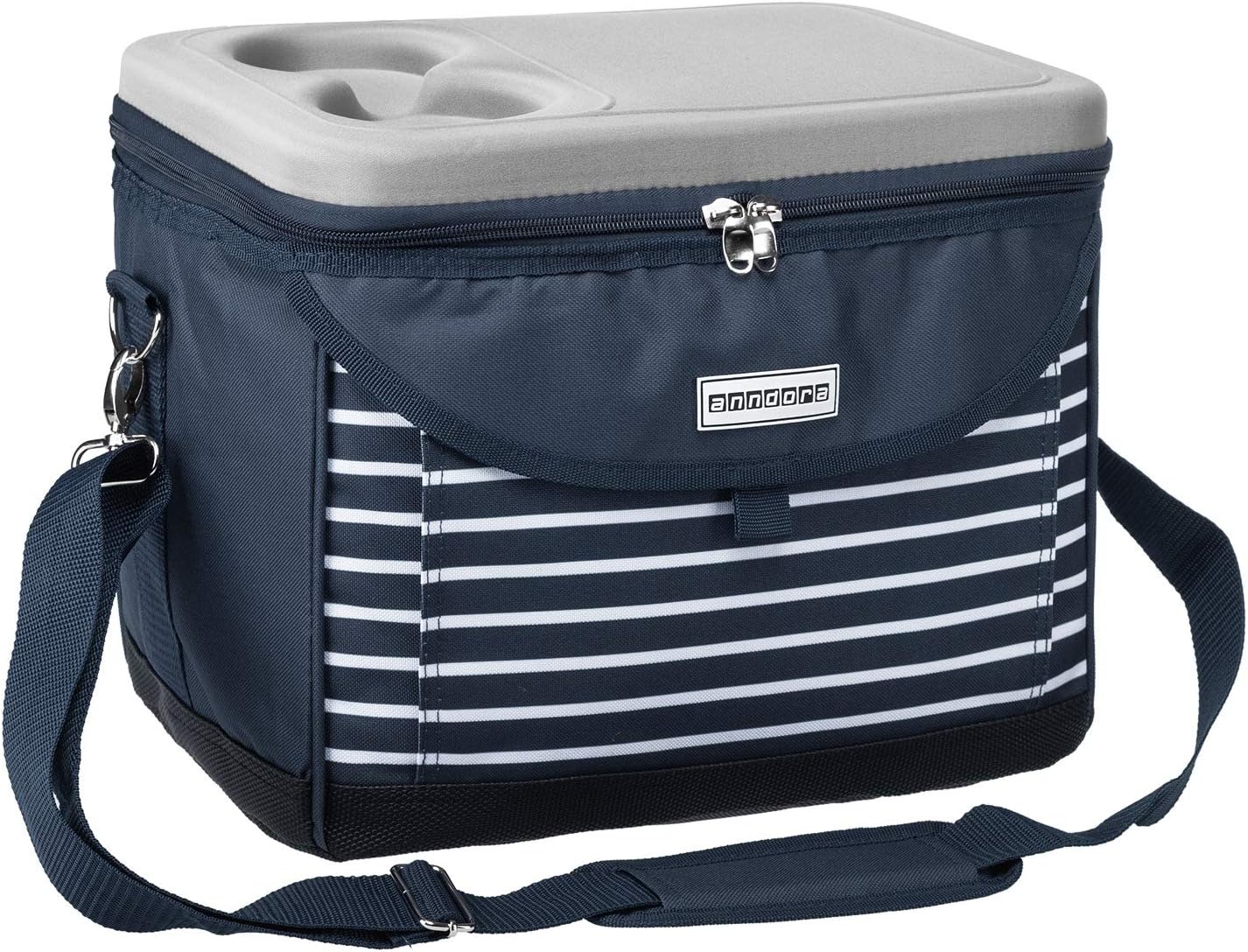 Kühltasche, navy blau weiss