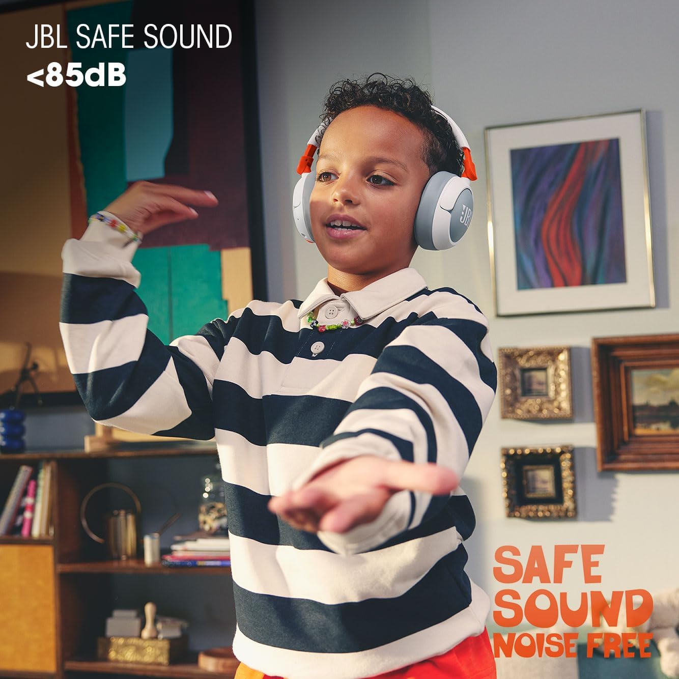 Junior 470 NC Over-Ear Bluetooth-Kopfhörer für Kinder, Rosa