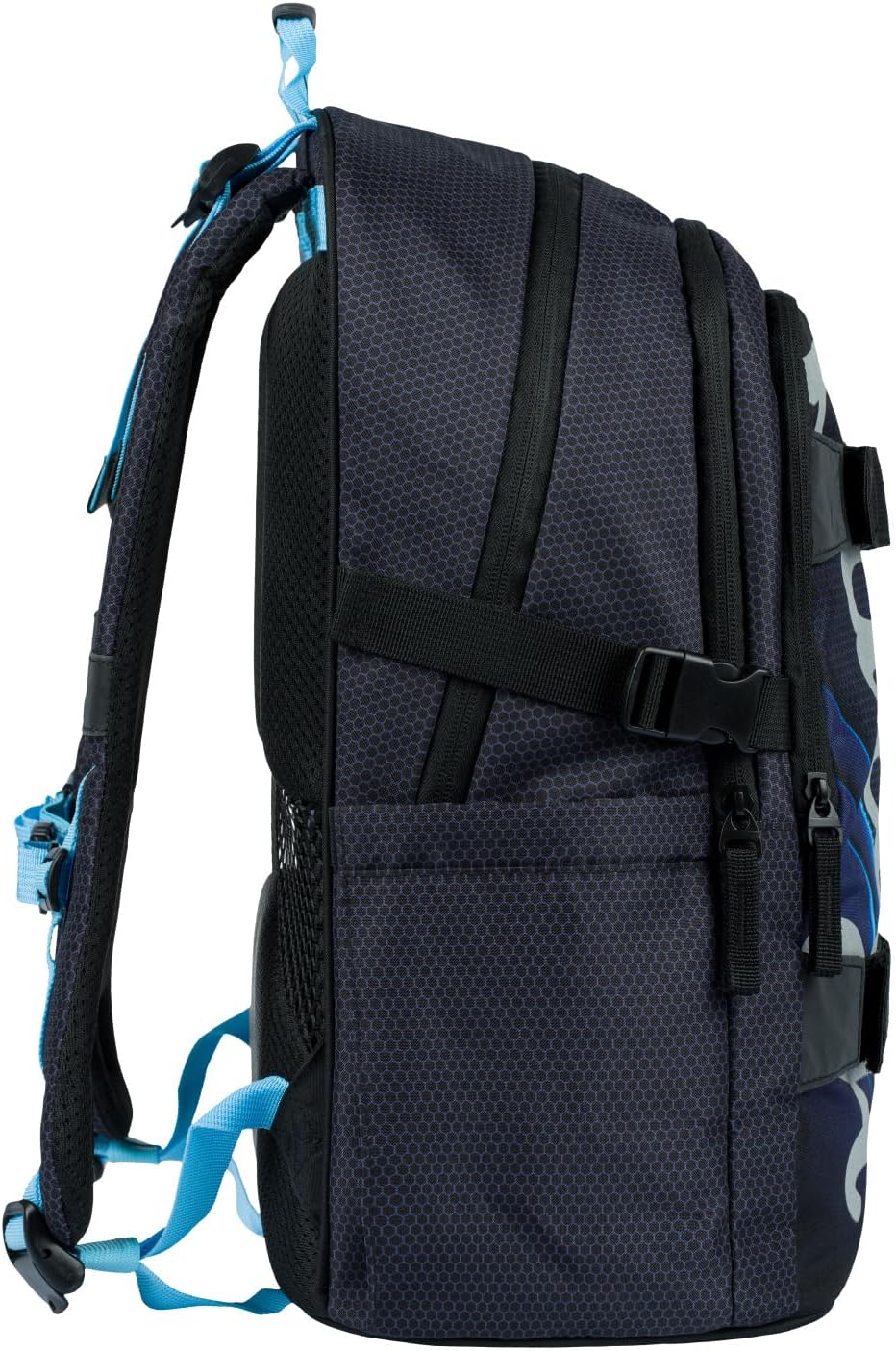 Schulrucksack-Set für Grundschule (3-teilig), Skate Bluelight