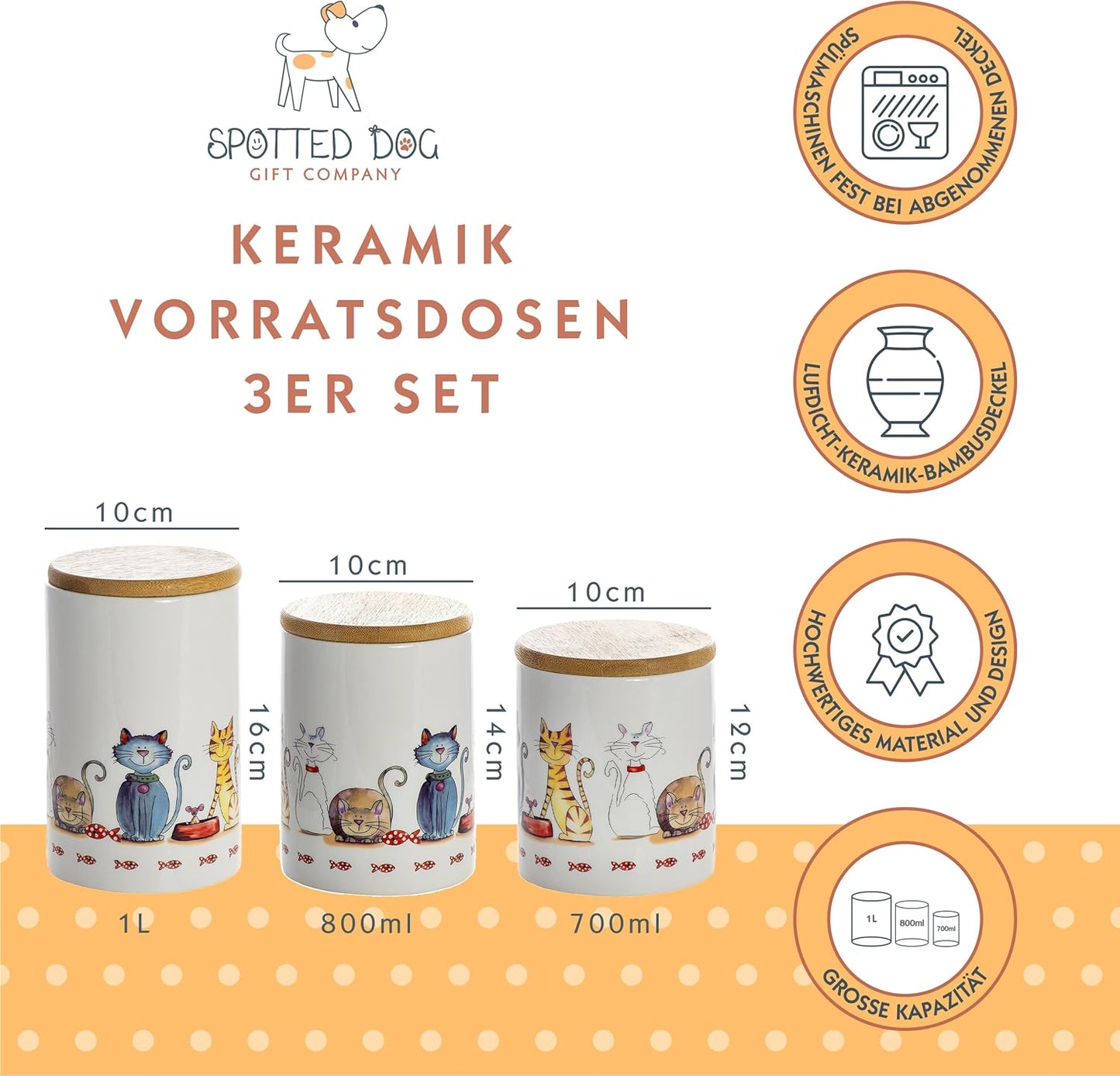 Vorratsdosen 3er Set