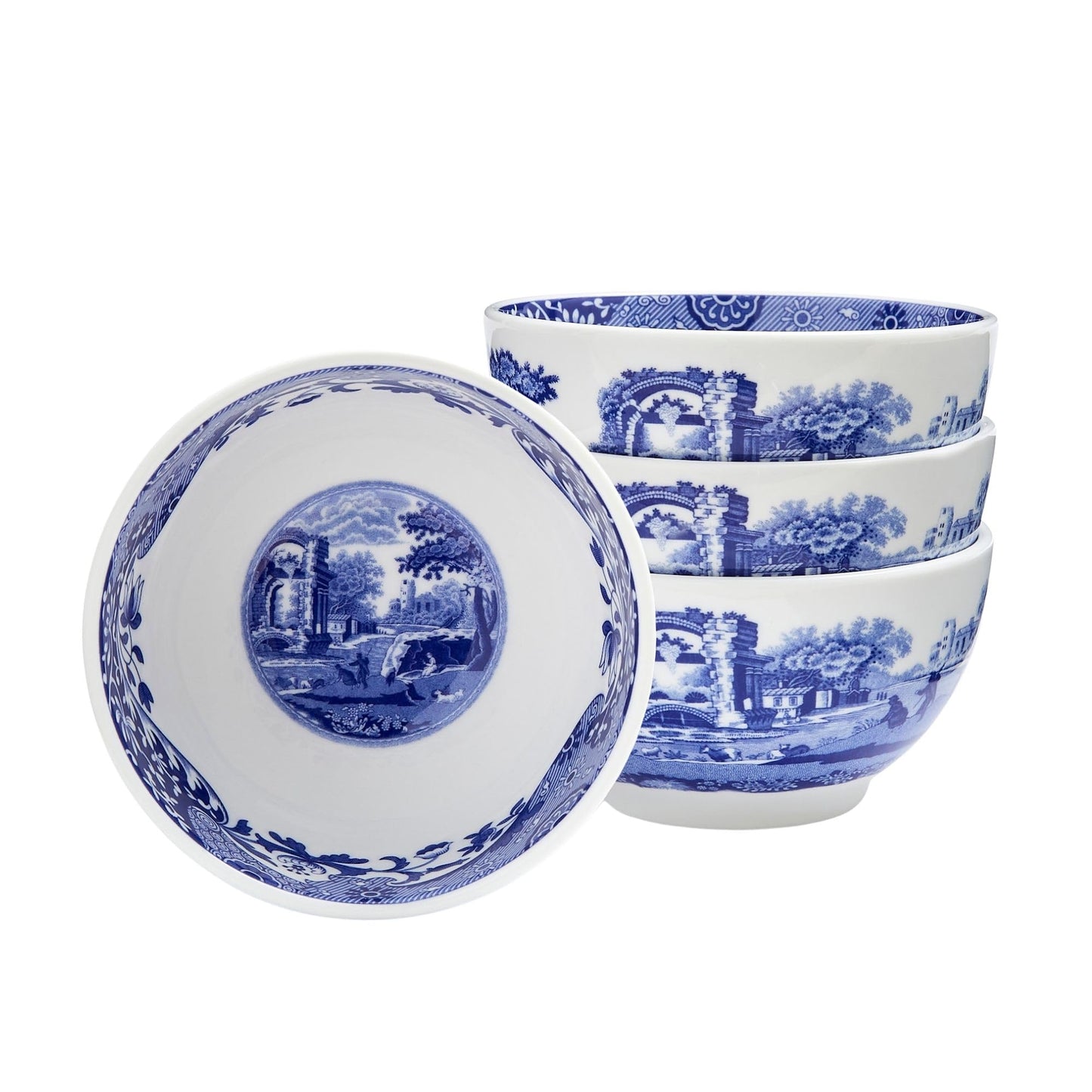 Porzellan Dip-Schüssel-Set, 2.2" H x 4" L x 4" W