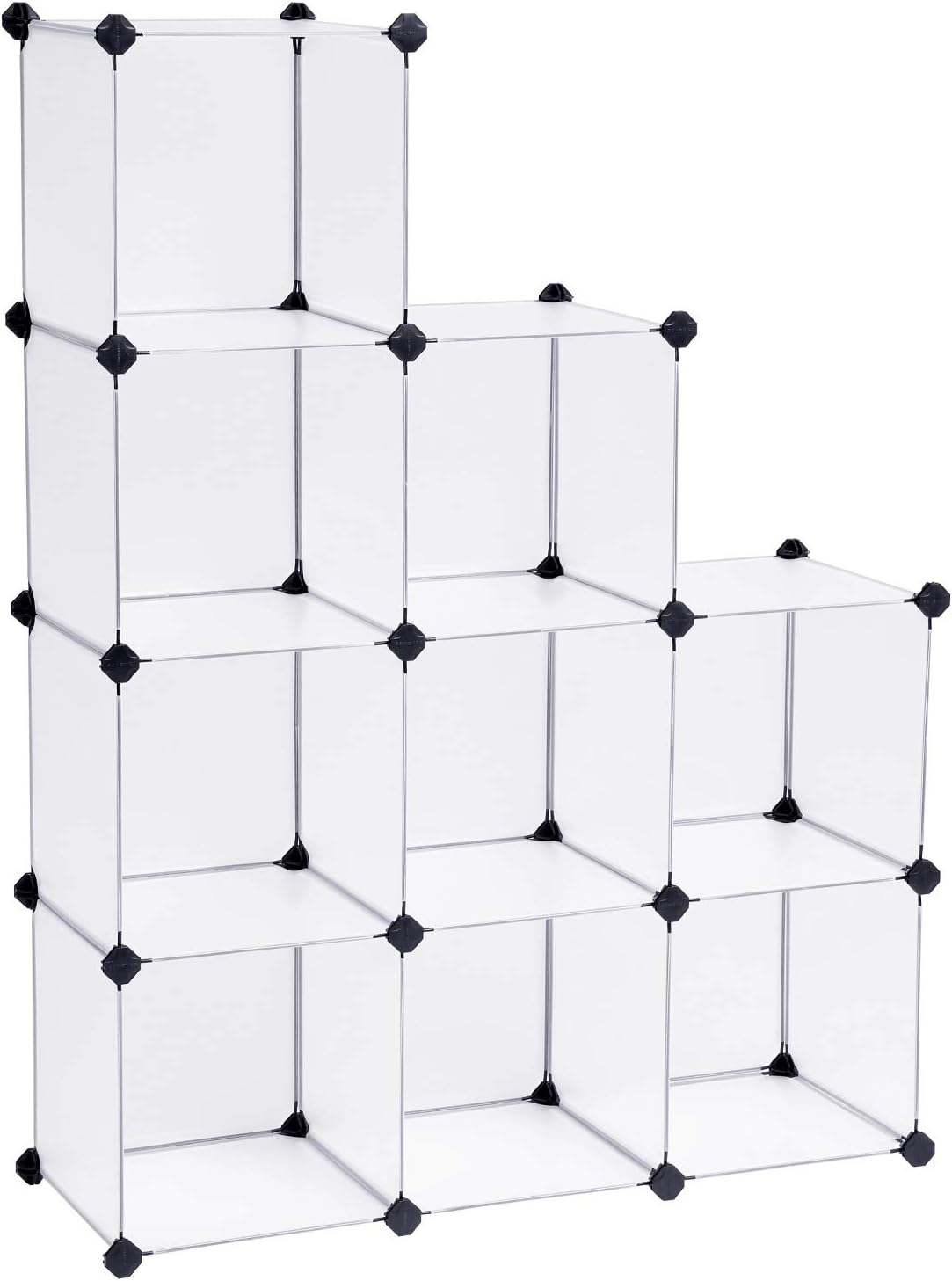 Kunststoffschrank Stecksystem, Weiß