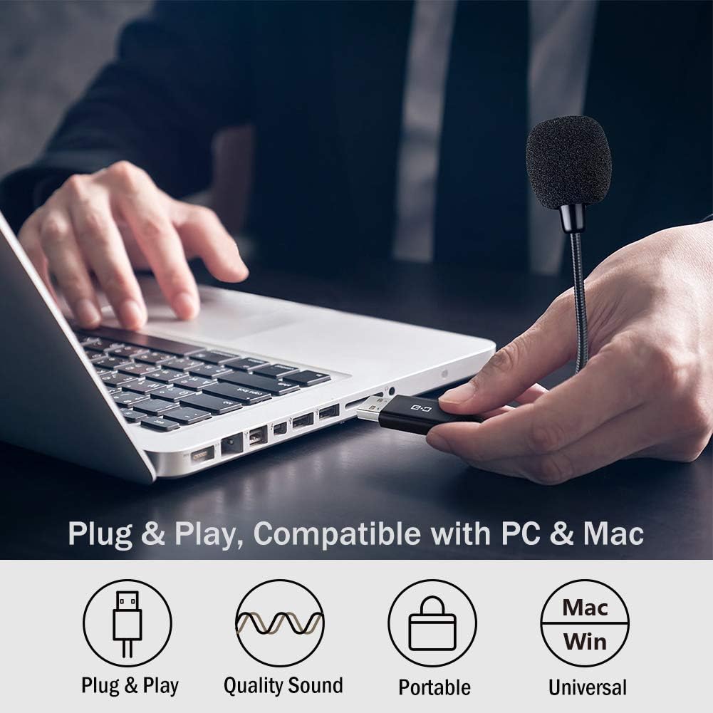 PC-Mikrofon mit Schwanenhals, mit Schwanenhals