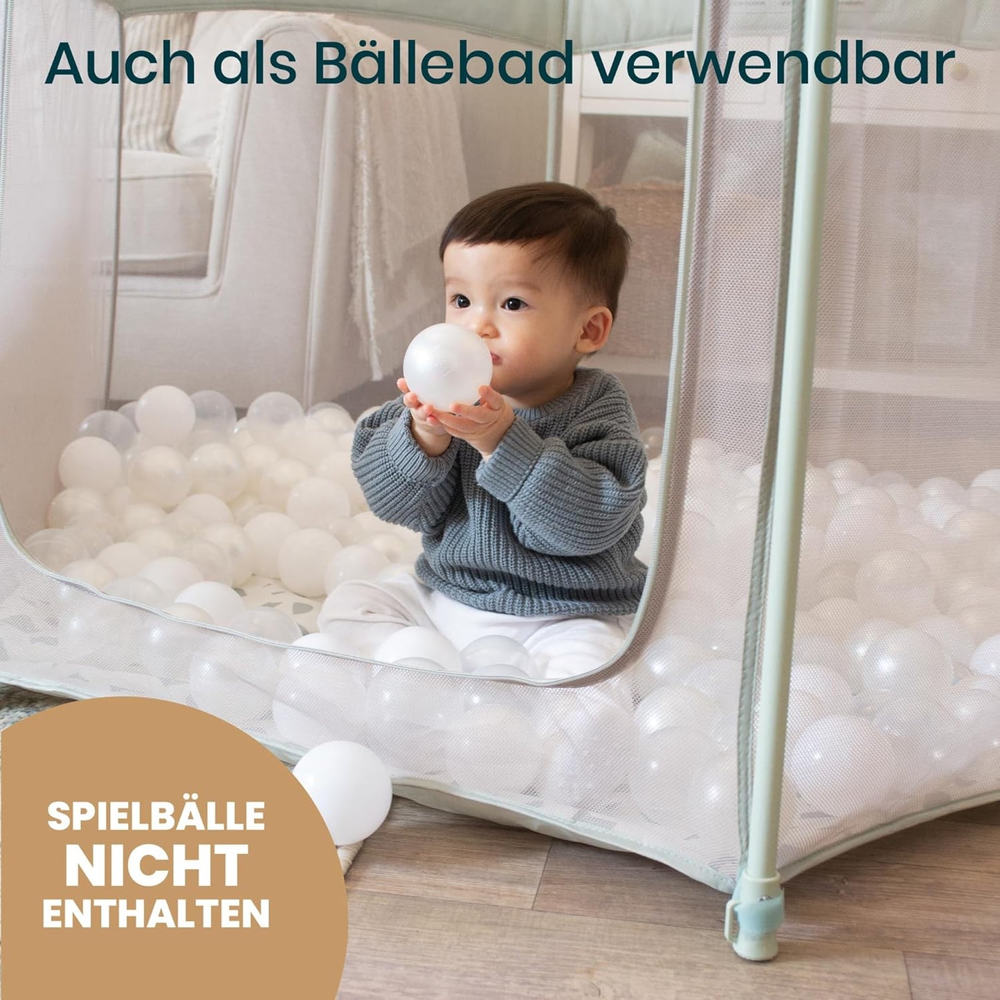 Faltbarer Laufstall, Blattgrün