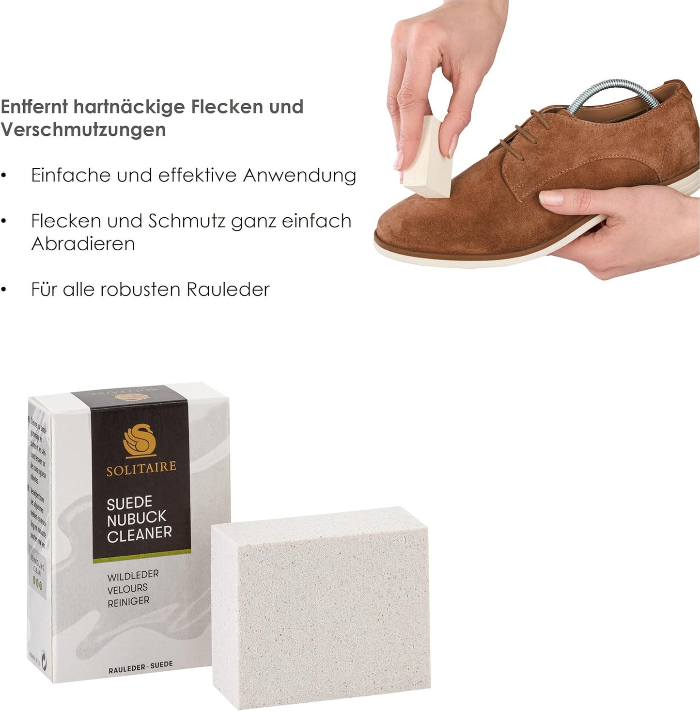 Wildleder Pflege-Set mit PFC-freiem Imprägnierspray