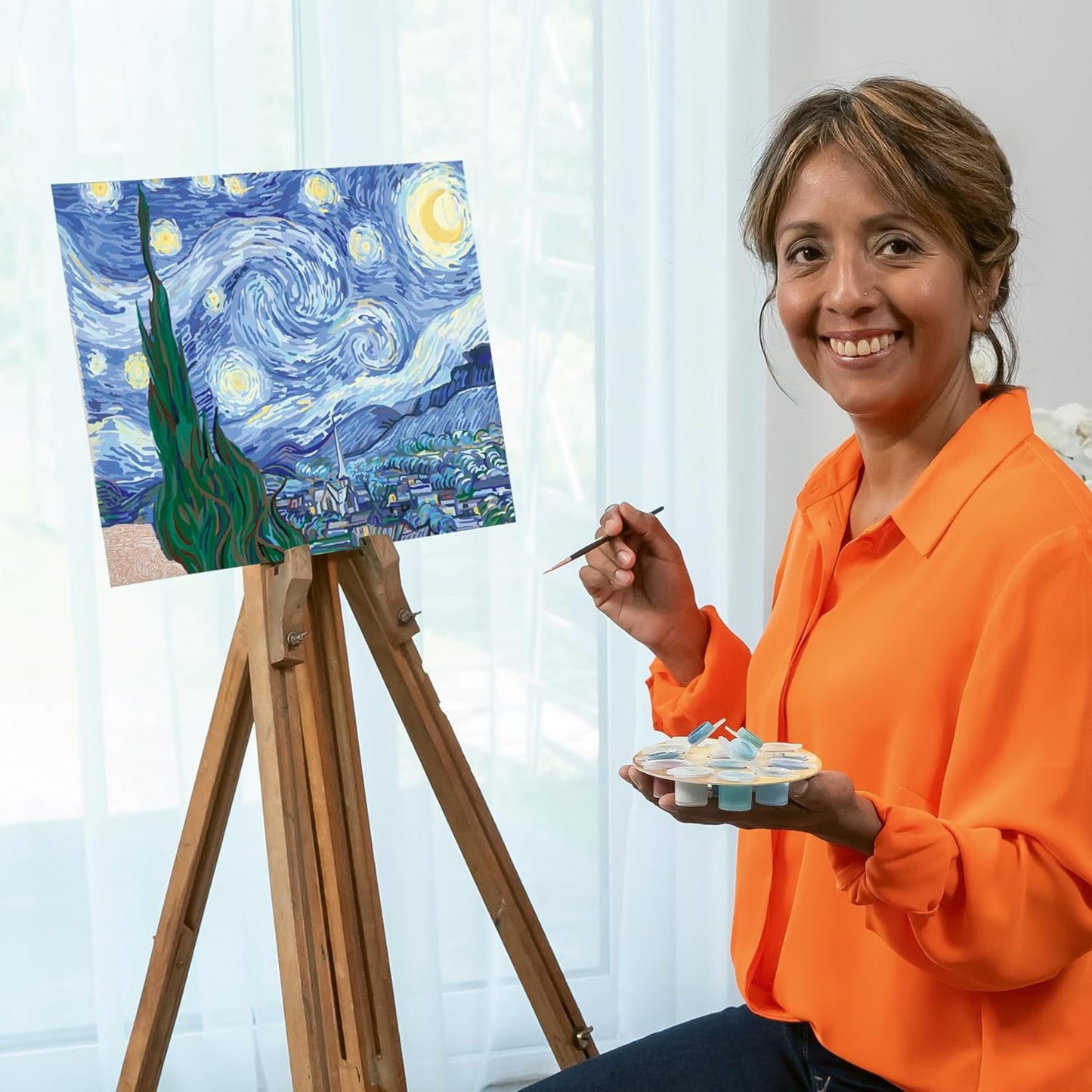 CreArt - Starry Night (Van Gogh), postimpressionistisch