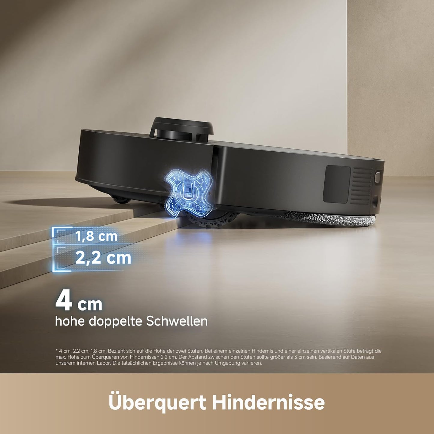 L50s Pro Ultra Saugroboter mit Wischfunktion & Selbstreinigung, L50s Pro Ultra Schwarz