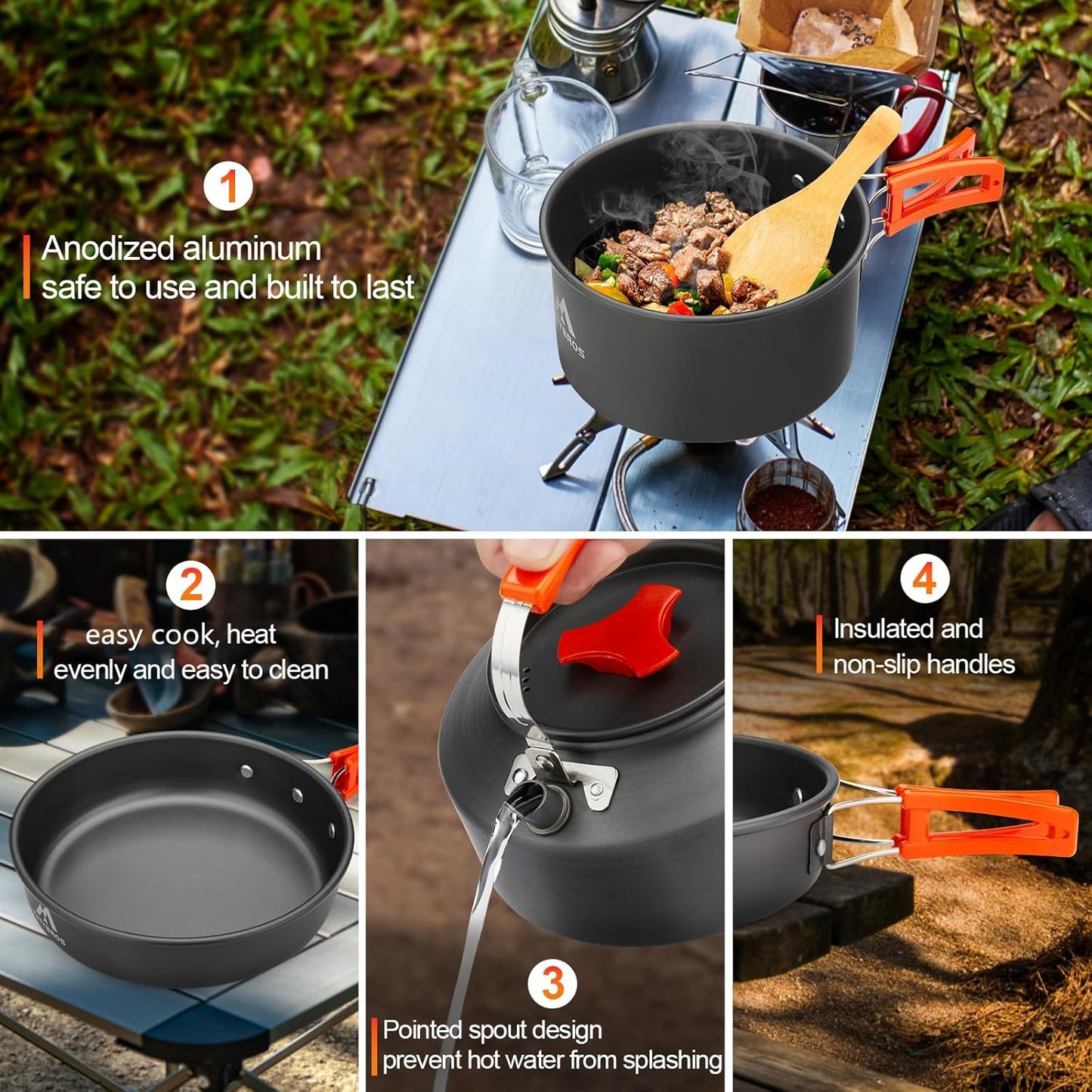 Camping-Kochgeschirr-Set