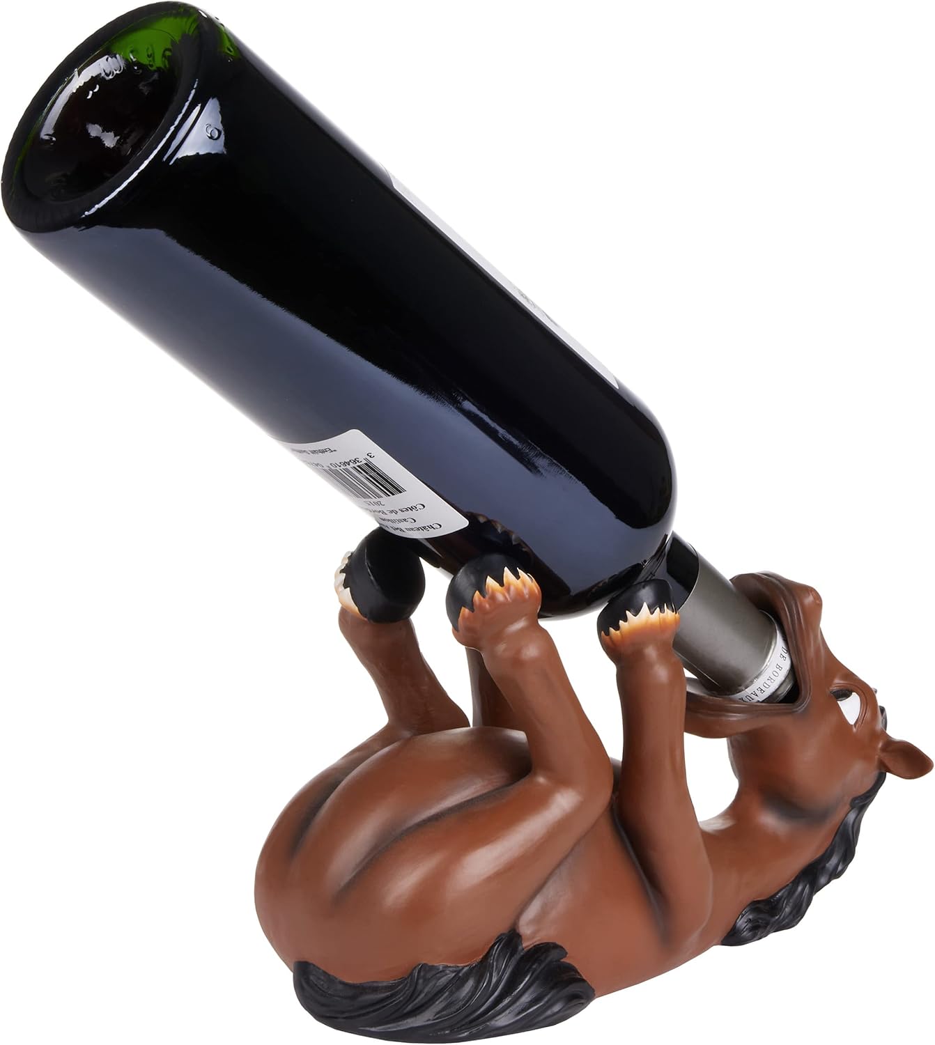 Weinflaschenhalter: Durstiges Pferd, Pferd