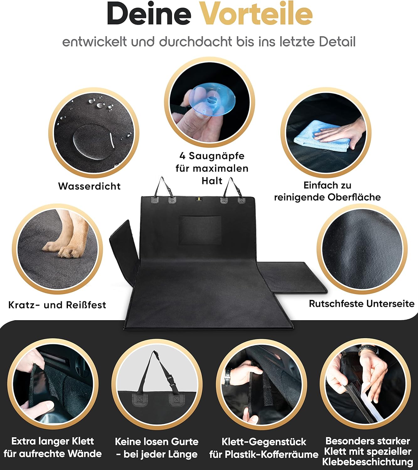 Hundedecke für Kofferraum