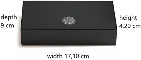 Zigarren-Humidor Box mit Hygrometer und Befeuchter, JK00179