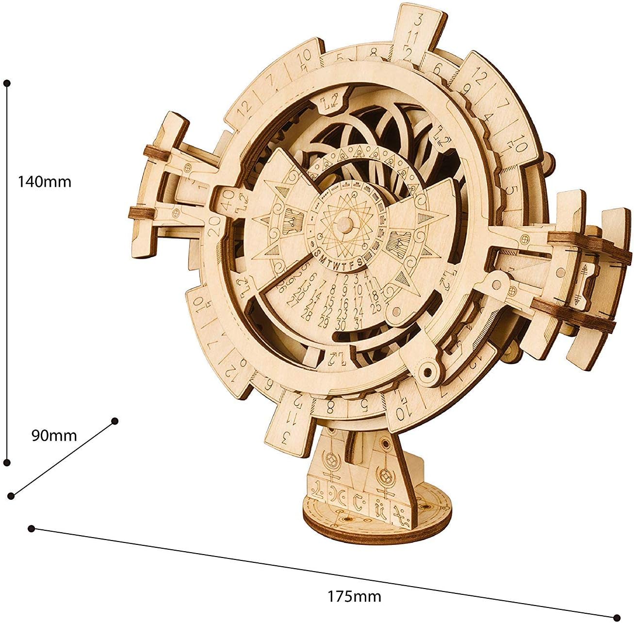 Perpetual Calendar 3D-Holzbausatz, Perpetual Calendar