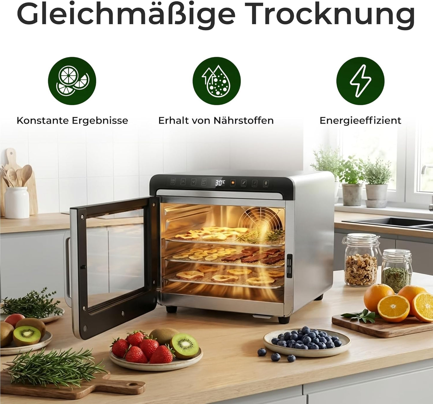 Dörrautomat mit Timer, Dörrautomat 500