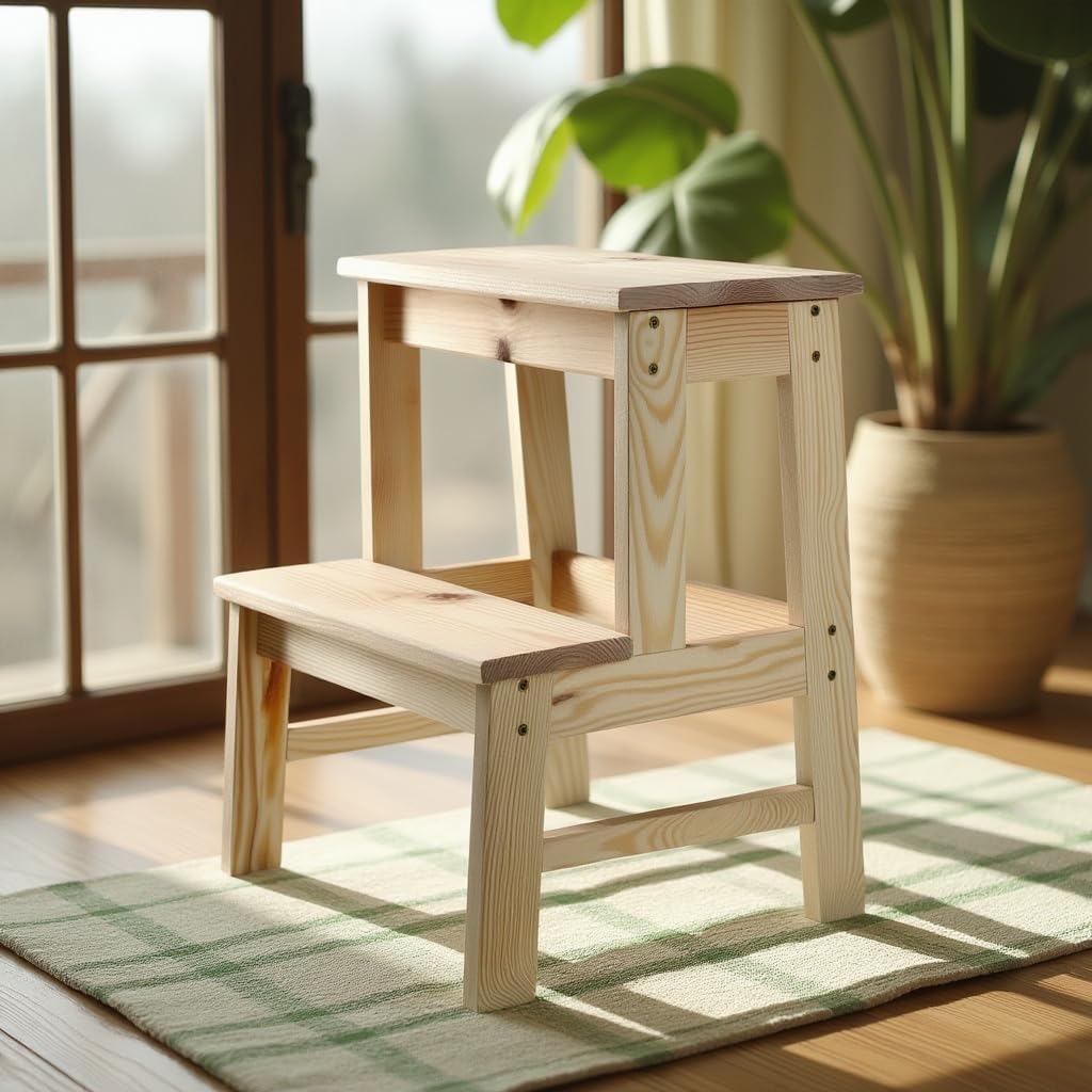 2-stufiger Hocker, Leiter 2 Stufen
