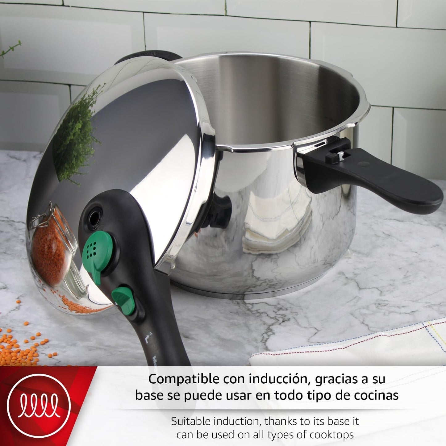 Schnellkochtopf-Set, Set 6L y 3,5L