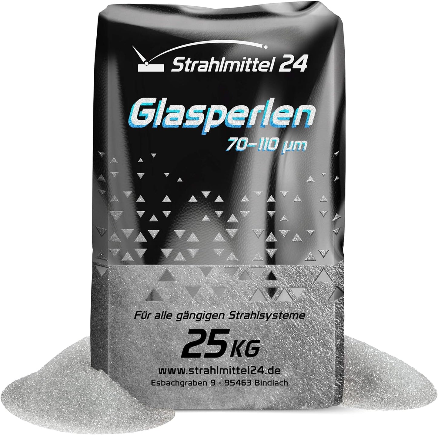 Glasperlen Strahlmittel 70-110 µm