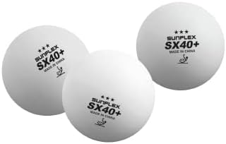 Tischtennisschläger G30 mit ITTF-zertifiziertem Belag, Bundle mit 3 Bälle