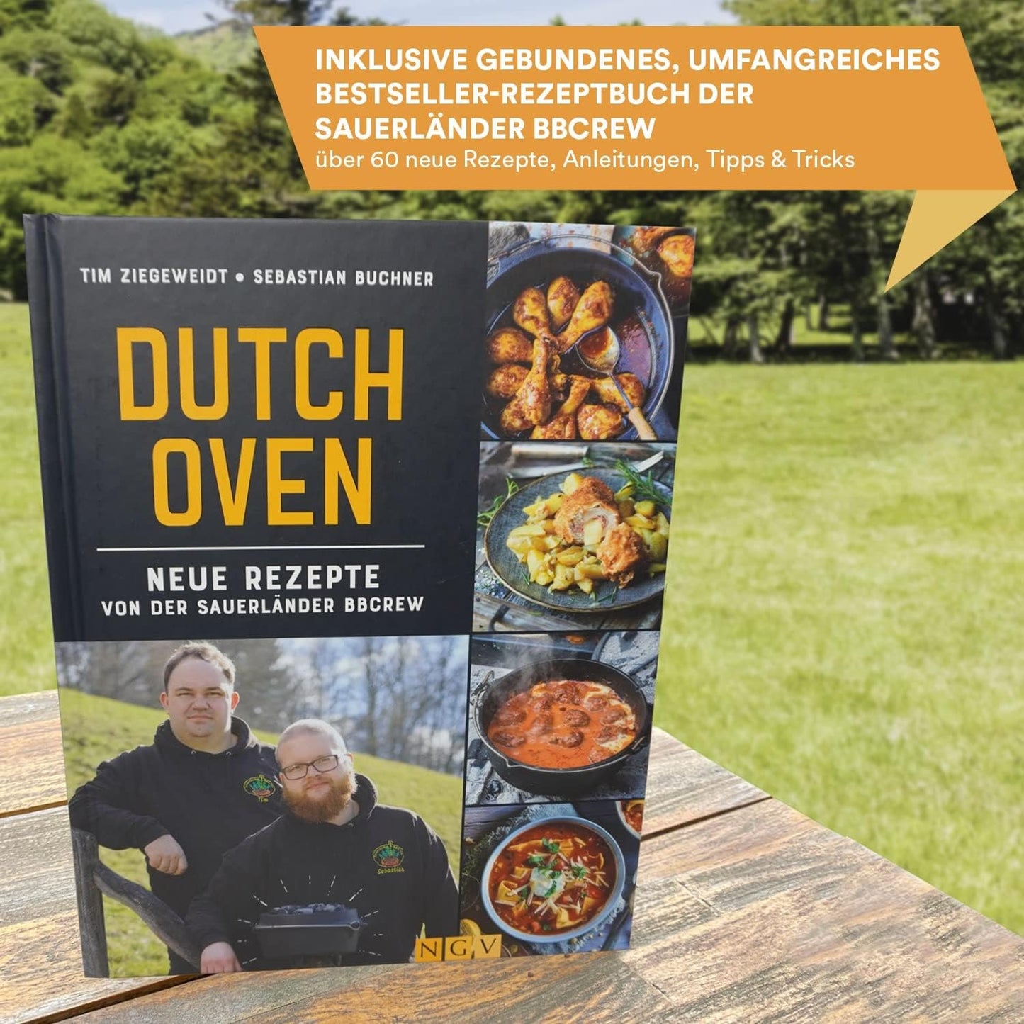 Dutch Oven Flame Master, 7,1 L Topf ohne Füsse