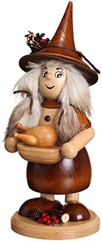 Räuchermännchen Wichtelfrau mit Pfanne