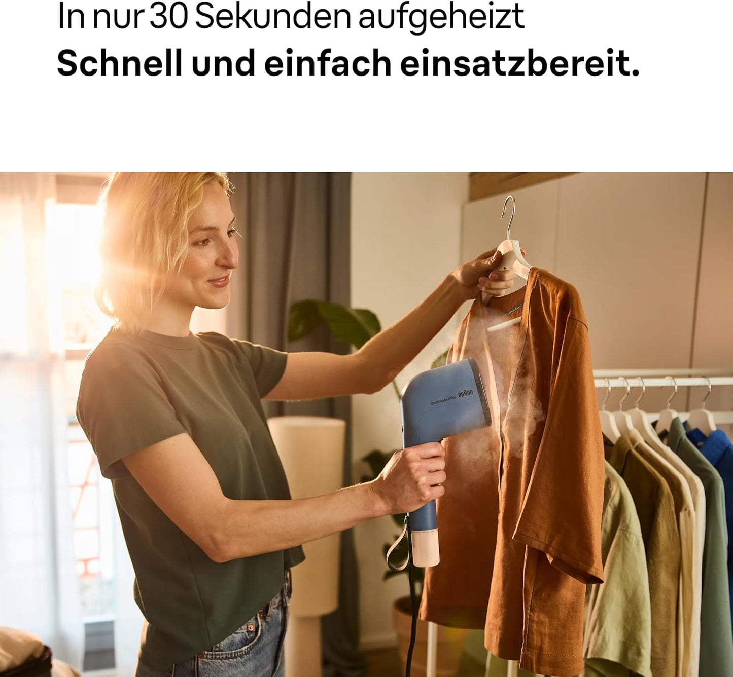 Dampfglätter QuickStyle 3, Blau