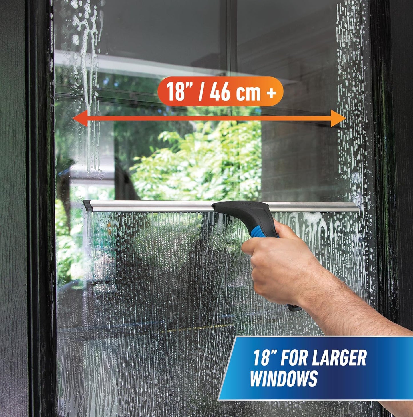 Fensterreinigungsrakel 45,7 cm mit EZ-Change System, 45,7 cm (18 Zoll)