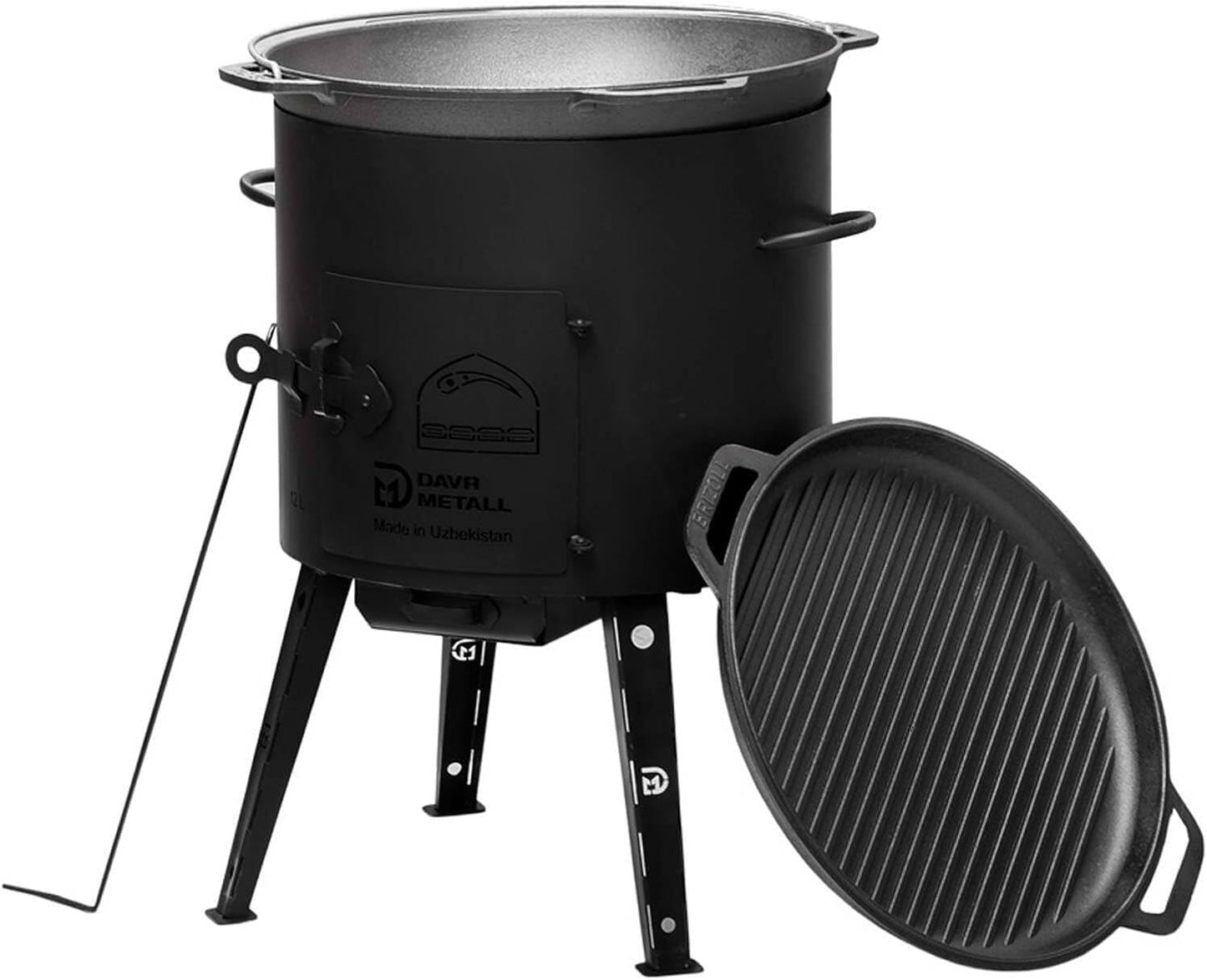 Utschak mit Kazan (10L, 36cm), Ø36 cm + 10 L