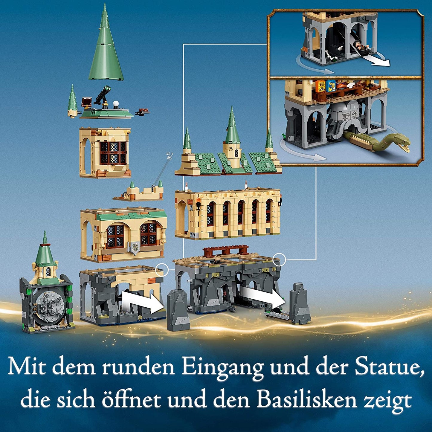 76389 Harry Potter Hogwarts Kammer des Schreckens, Konstruktionsspielzeug, Standard Verpackung Single