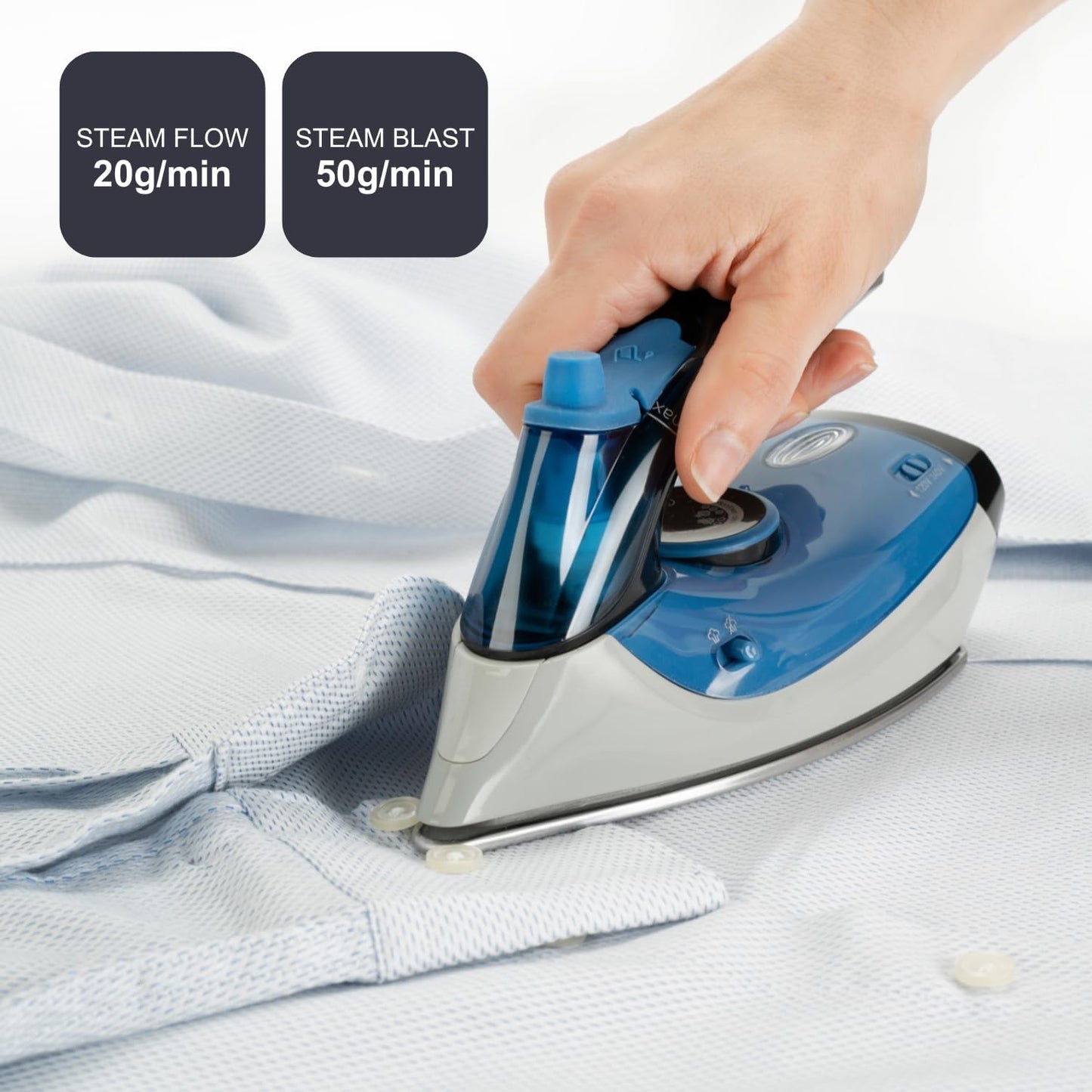 Reisebügeleisen, 1000W | 120g/min
