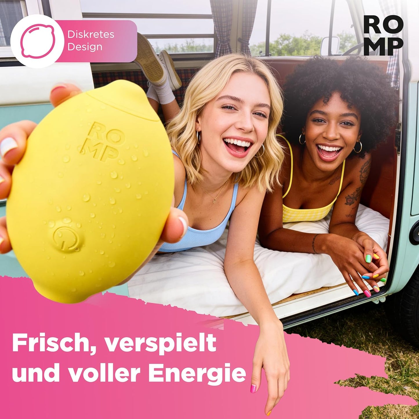 Lemon Klitorisvibrator mit 10 Modi, Gelb