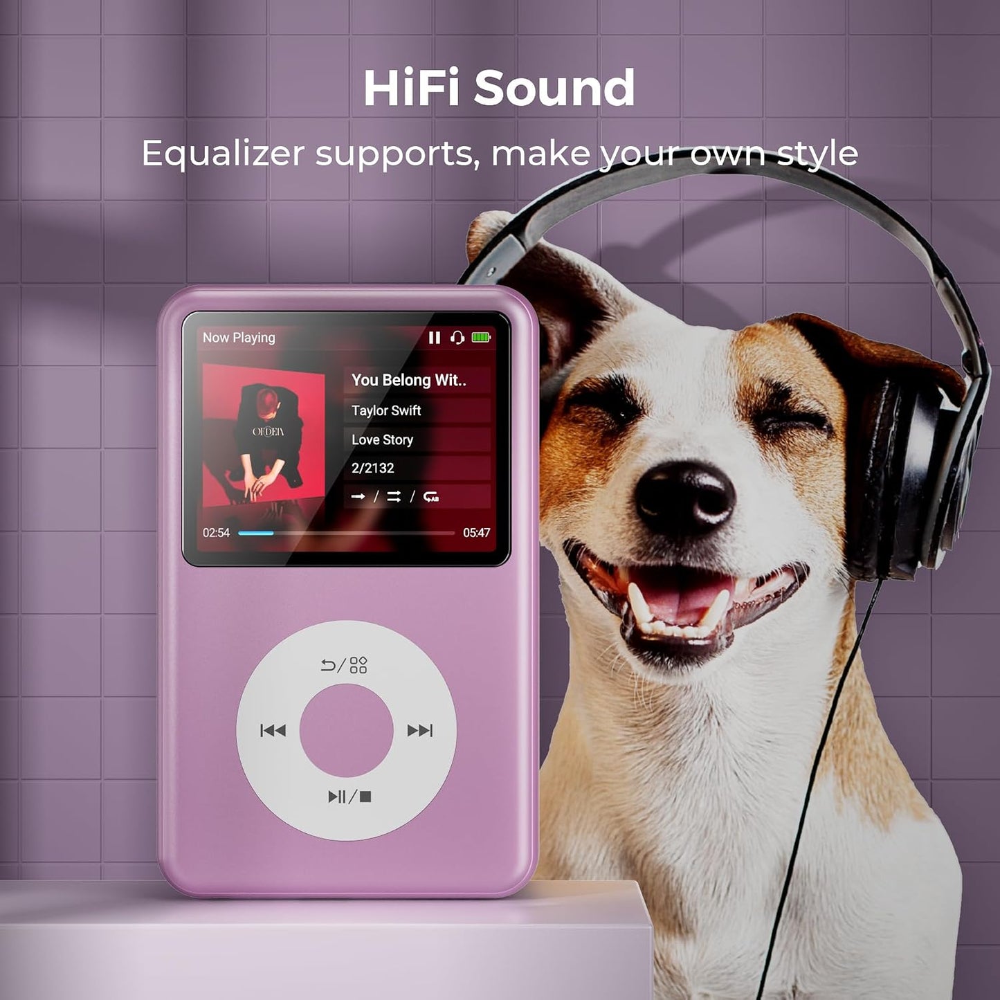 Kinder-Musikplayer, lila