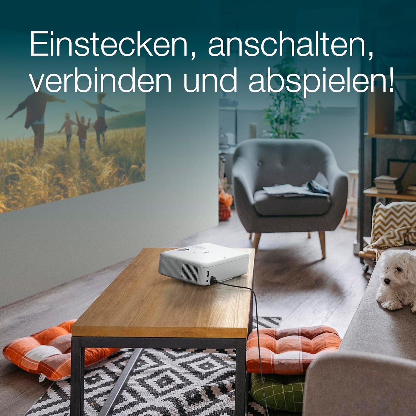 CO-FH02 Smart Full HD-Projektor mit Android TV, Android TV