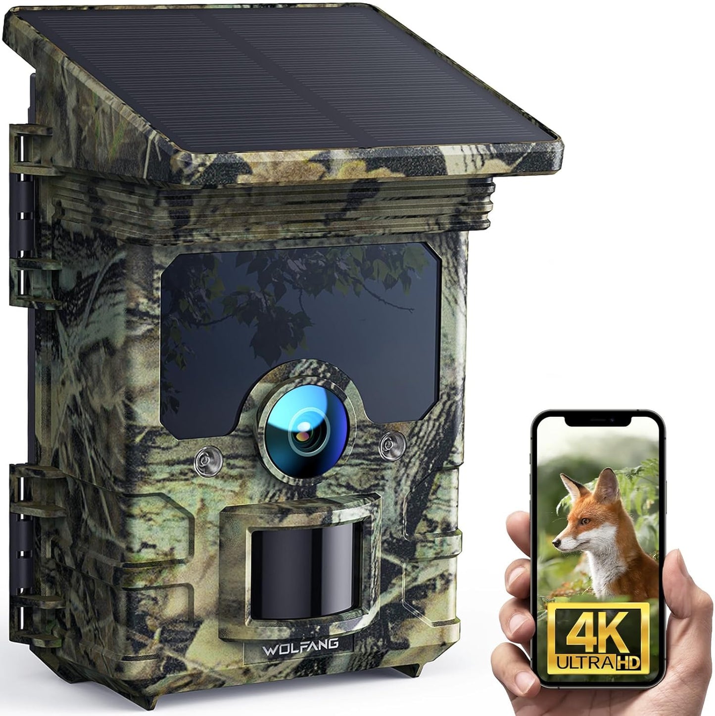 4K Solar Wildkamera