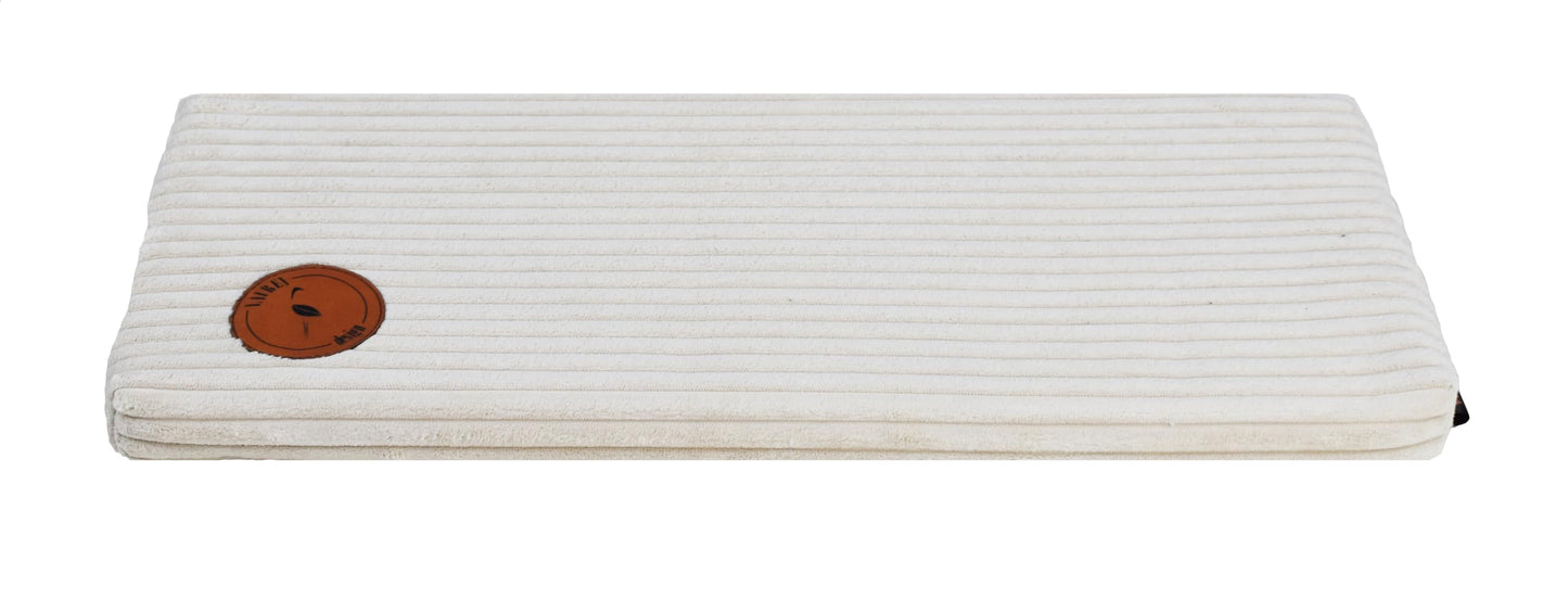 Katzen Fensterliege mit rutschfester Rückseite, Creme 50 x 20 x 3 cm