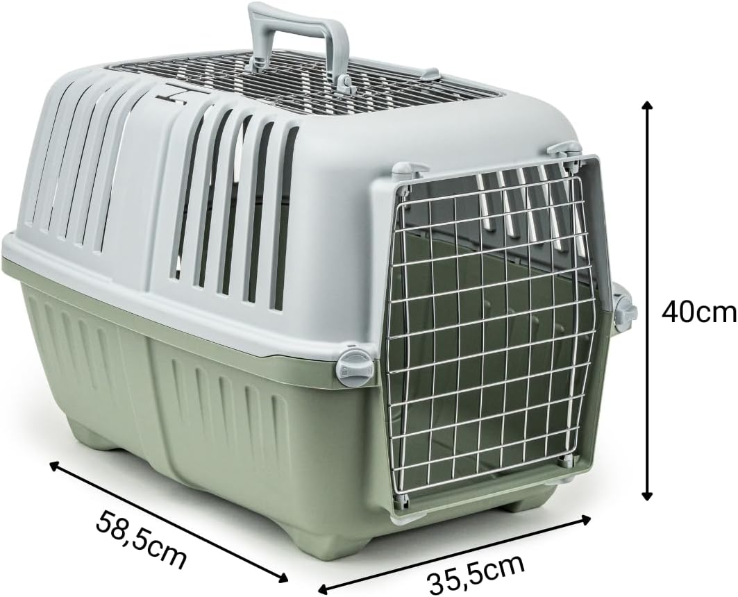 Hundetransportbox, Hellgrün