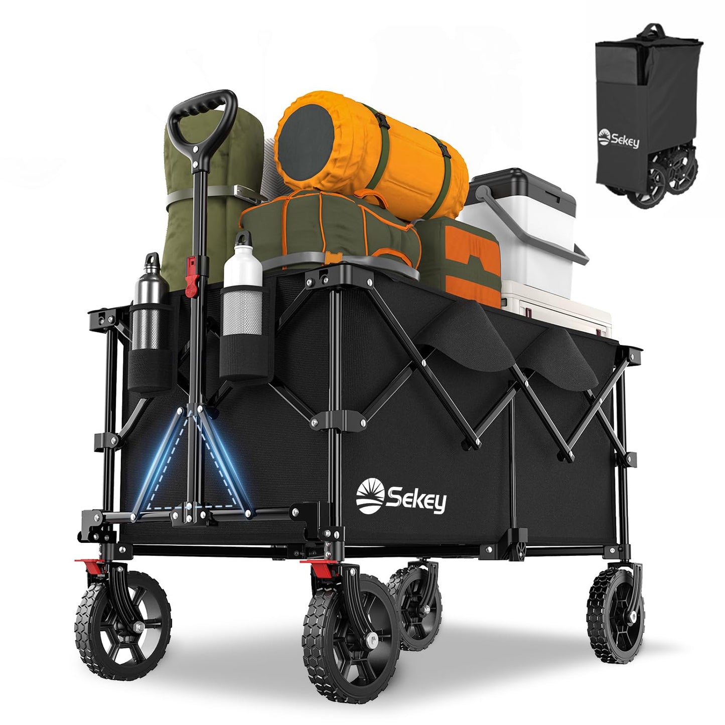 Transportwagen, Schwarz 200L