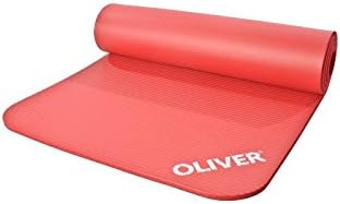 Gymnastik- und Yogamatte, 180 x 60 x 1 cm / Rot