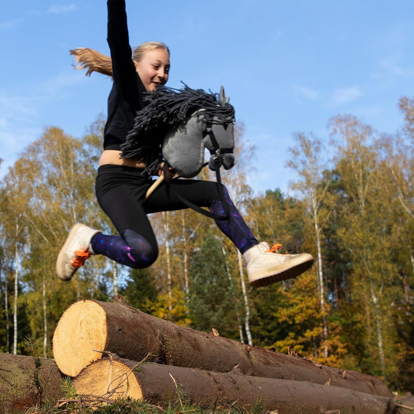Hobby Horse mit Halfter und Zügeln