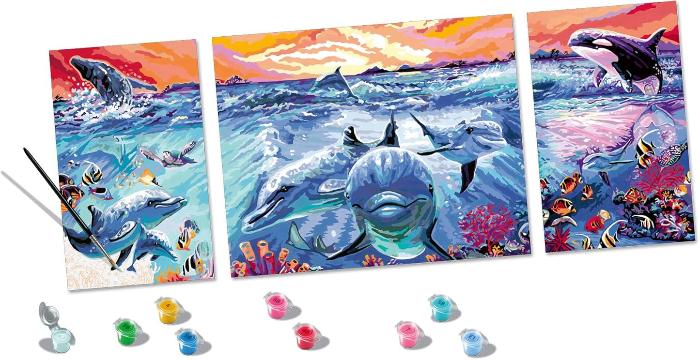CreArt Dolphins at Sunset, Neue Version