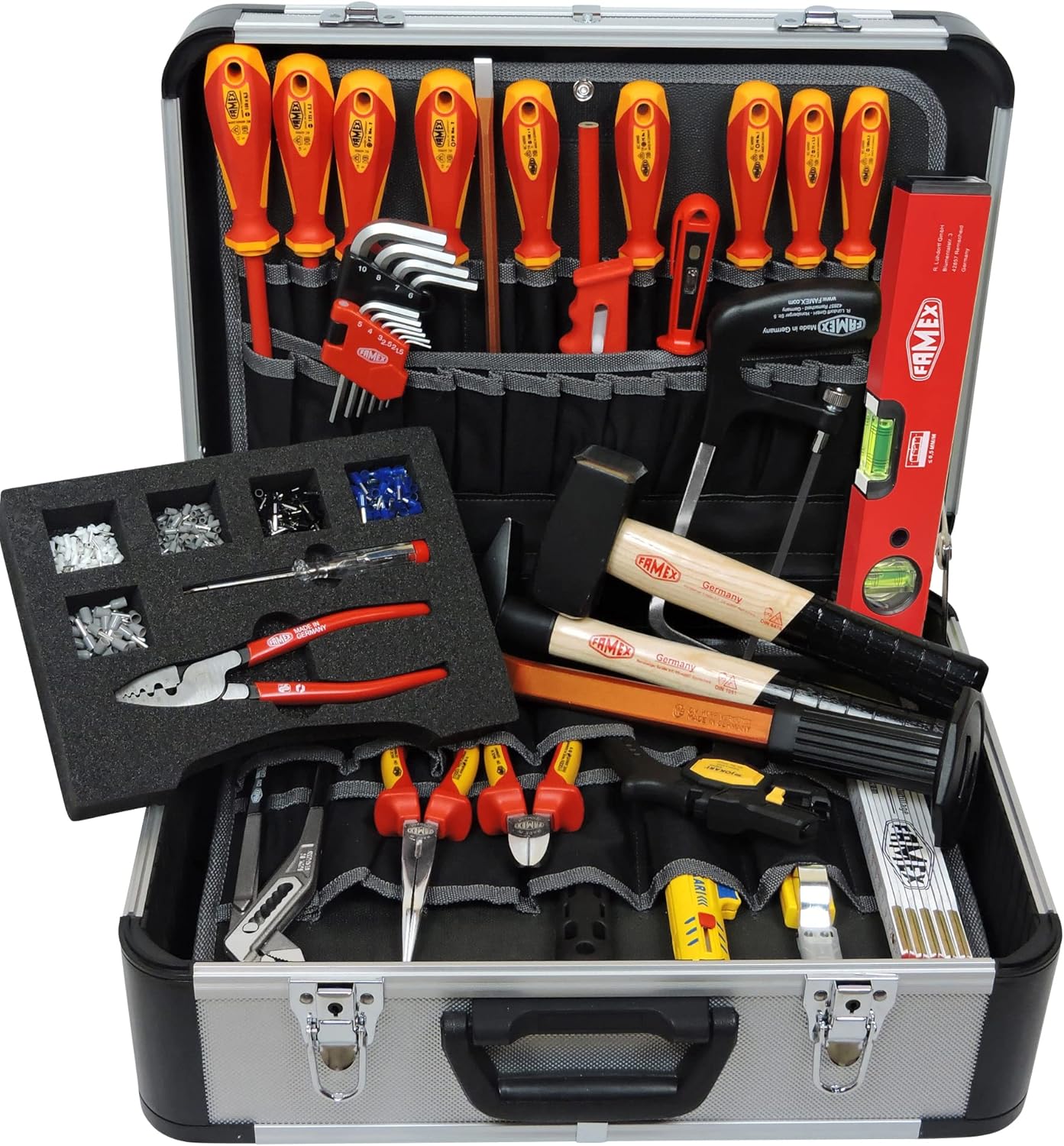 Elektriker-Werkzeugkoffer, 436-10 Elektrikerkoffer 35-tlg.