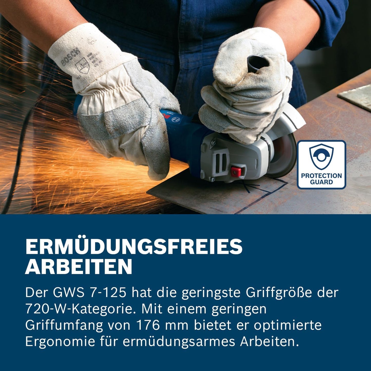 Winkelschleifer GWS 7-125 (125mm, 720 Watt), GWS 7-125