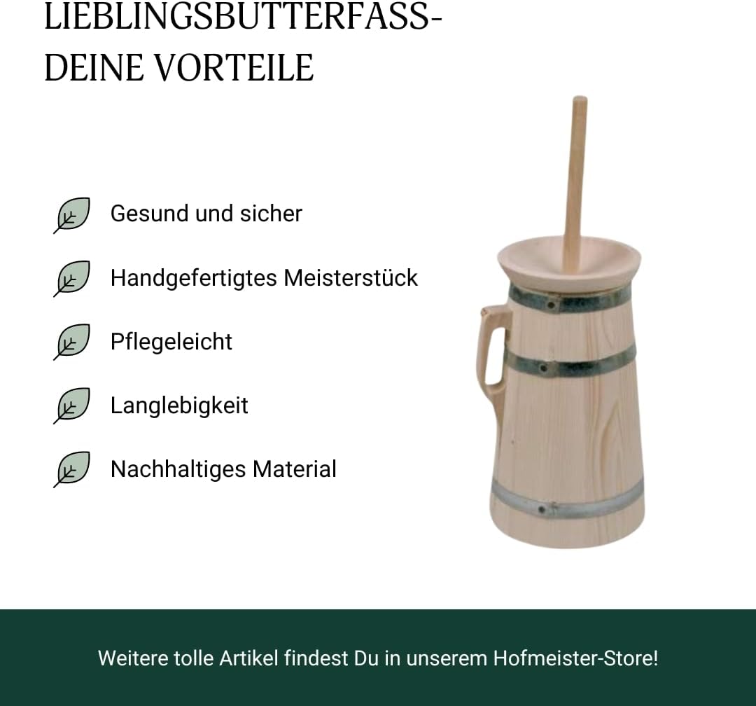 Butterfass, Butterfass | 3 Liter 1