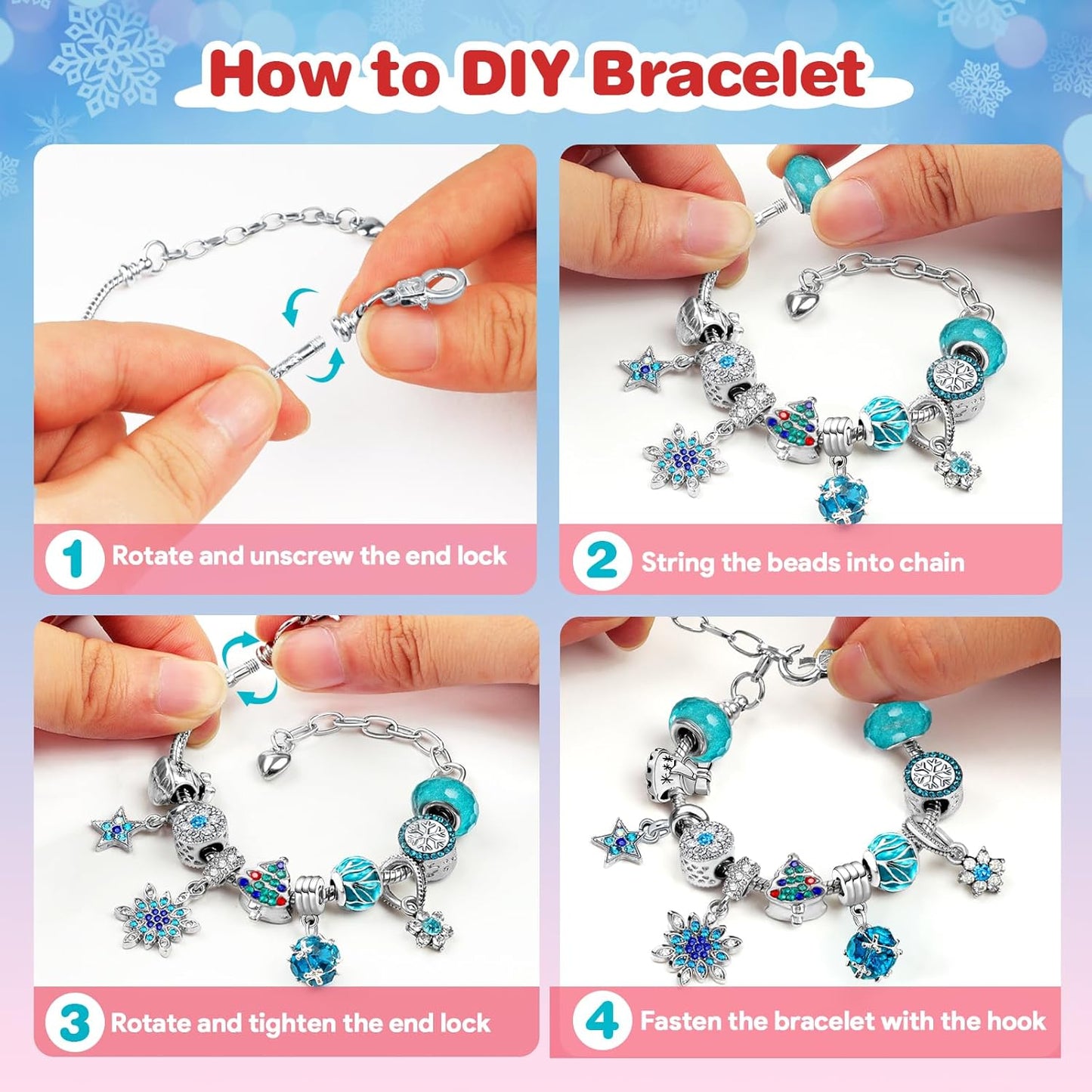 Schmuck Adventskalender, Metall